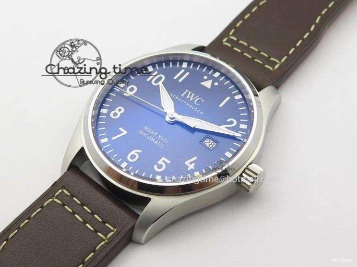 MIROTIME 0310 Mark XVIII Le Petit Prince IW327004 SS Mk Maker Best Edition Blue Dial On Brown Leather Strap A TimelessDesign 7296